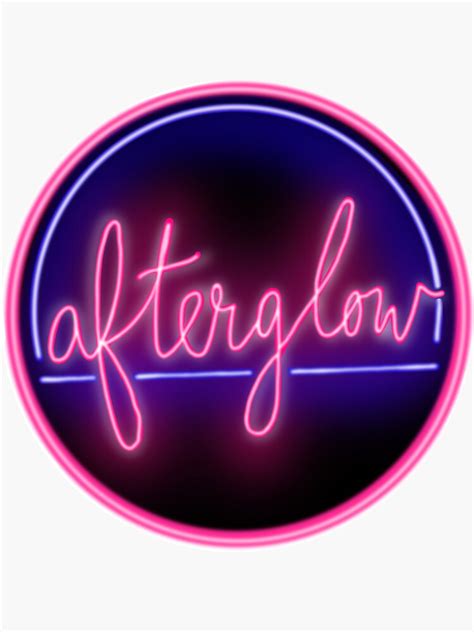 "Afterglow" Sticker for Sale by allisonj09 | Redbubble