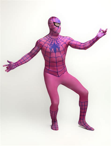 2017 Lycra Spandex Pink Spiderman Costumes Zentai Suits Halloween Costumes From Hosiyoubi, $35. ...