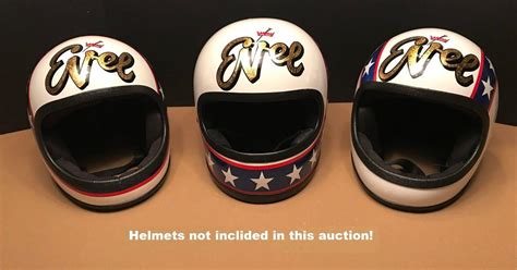 EVEL KNIEVEL Helmet DECAL set! "Make your own helmet" ONLY SET ON EBAY! | #1934700360