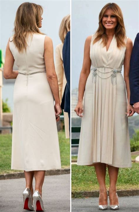 Social media mocks first lady melania trump s dress – Artofit