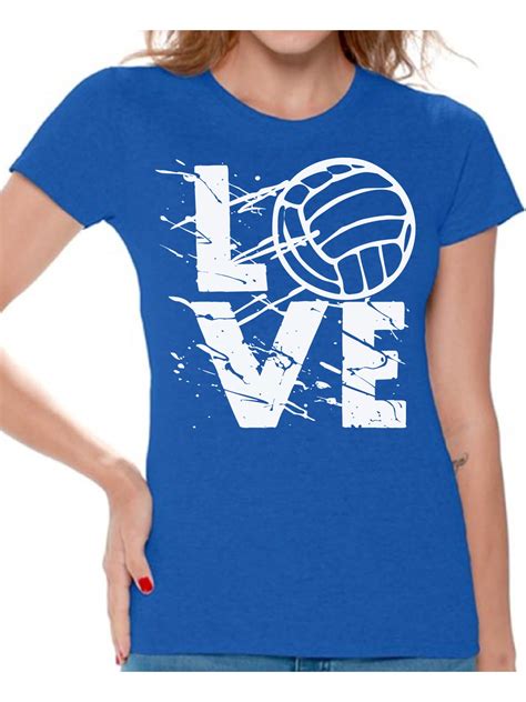 Awkward Styles Volleyball T-Shirt Volleyball Fans T Shirts for Women ...