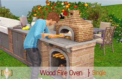 Premium Sims: Wood Fire Oven | レトロ