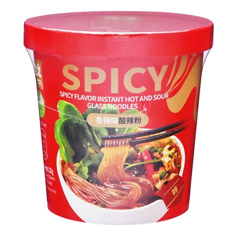 Zhengwen Instant Hot & Sour Glass Noodles - Spicy | NTUC FairPrice