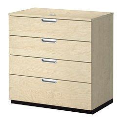 GALANT, Drawer unit, birch veneer | Ikea galant, Drawer unit, Ikea shelving unit