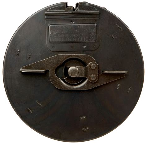 Thompson Submachine Gun Drum Magazine - Militaria