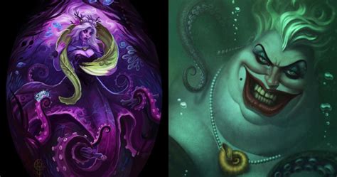 The Little Mermaid Scary Ursula Art