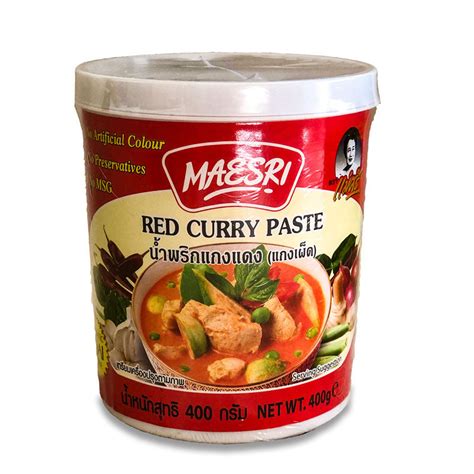 Maesri Thai Red Curry Paste 400g - Somerset Foodie