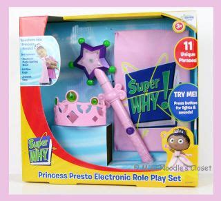 PBS Kids Super Why Princess Presto Wave and Learn Magic Spelling Wand on PopScreen