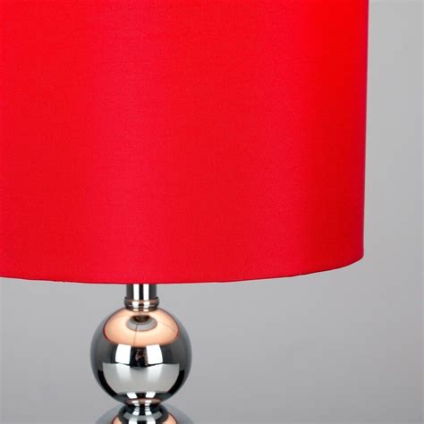 Modern Dimmable Bedside Table Lamp Touch Dimmer Lounge Light Cotton Lampshade | eBay