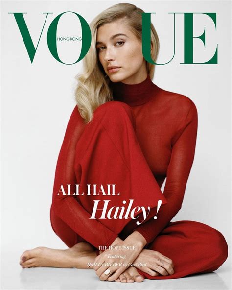 HAILEY BIEBER for Vogue Magazine, Hong Kong December 2019 – HawtCelebs