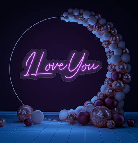 Buy I Love You LED Neon Sign | NeonChamp