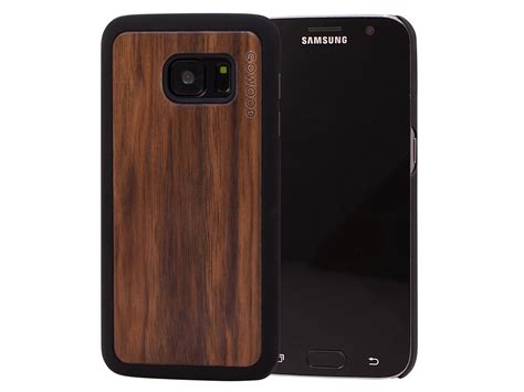 Samsung Galaxy S7 wood case walnut, Galaxy S7 case Walnut