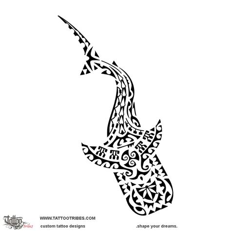 Ma´o Tohora (Whale shark) whale shark manta original Polynesian tattoo ...