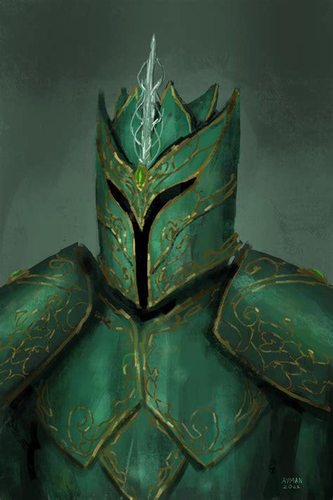 ArtStation - Emerald Knight