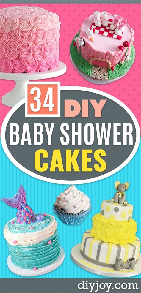 34 DIY Baby Shower Cakes