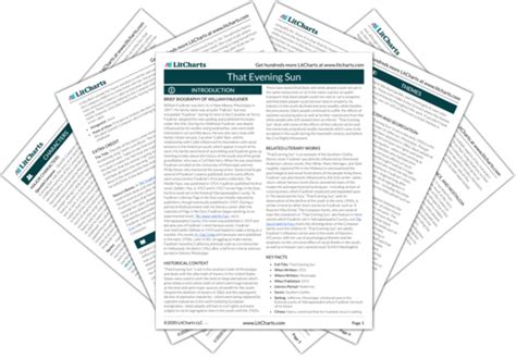 That Evening Sun Summary & Analysis | LitCharts