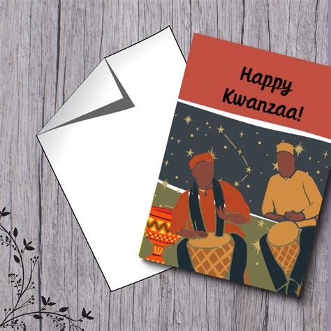 PRINTABLE Happy Kwanzaa Card Black Heritage, Culture, Unity Cup ...