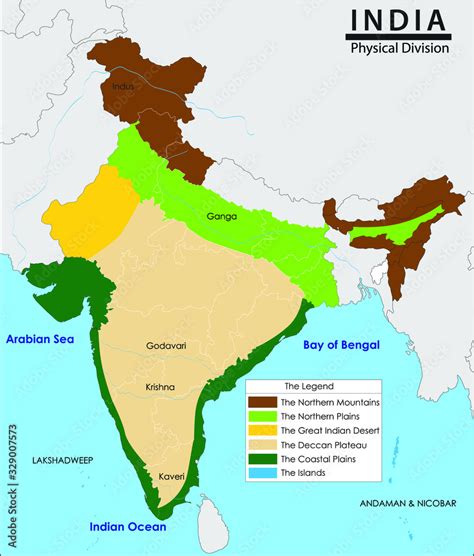Physical Features Of India Map – Get Map Update