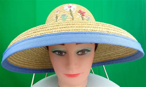 1950s Large Sun Hat - Etsy UK