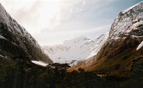 wallpaper mountains, valley, landscape, peaks, snowy HD : Widescreen ...