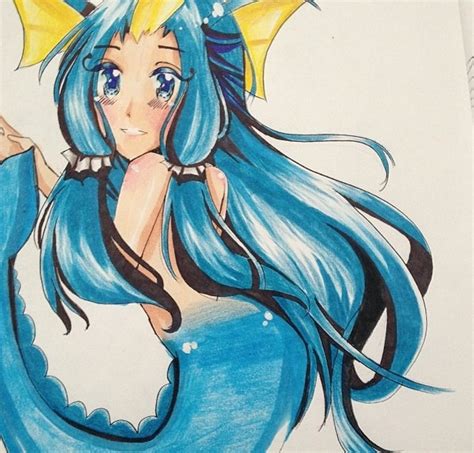 Pokemon: Human Vaporeon by lemoncakee on DeviantArt