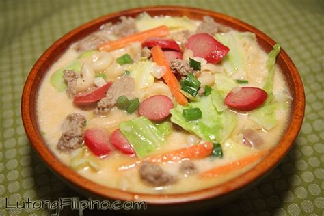 Chicken Macaroni Soup (Sopas) Recipe - Filipino Recipes from Lutong ...