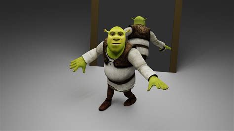 Best Of Shrek 3d Model Download Out Mockup - Riset