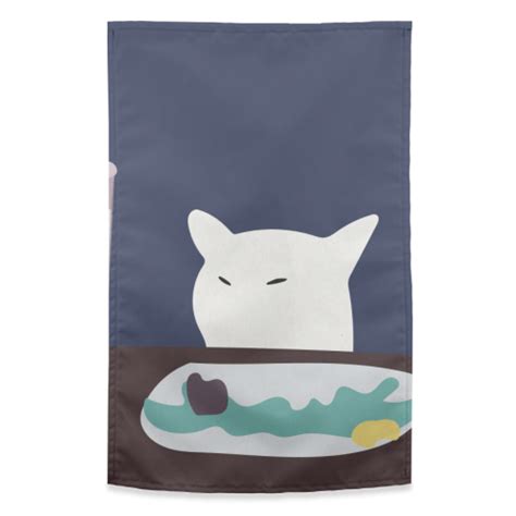 Smudge The Cat Meme - funny tea towels designed by Move Studio