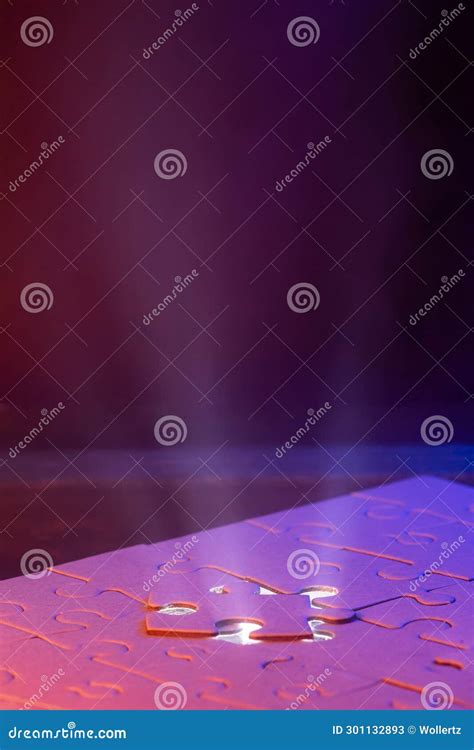 Puzzle pieces close up stock image. Image of games, illuminated - 301132893