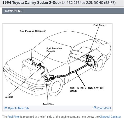 Fuel Filter: Where Is the Fuel Filter Located on a 1994 Toyota ...