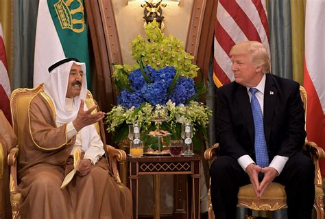 H.H. the Amir meets with President Trump in Riyadh | Embassy of the State of Kuwait in Washington