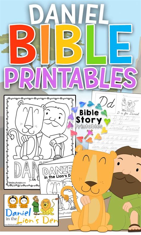 Free Daniel Bible Printables for Sunday School and Children's Ministry. Daniel Bible Colo ...