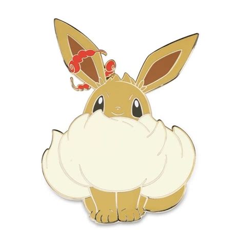 Pokémon Giant Pins: Gigantamax Eevee Oversize Pin | Pokémon Center Official Site