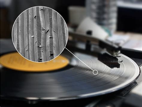 Vinyl Record's Grooves at 1,000x, Using an Electron Microscope - DAK Industries