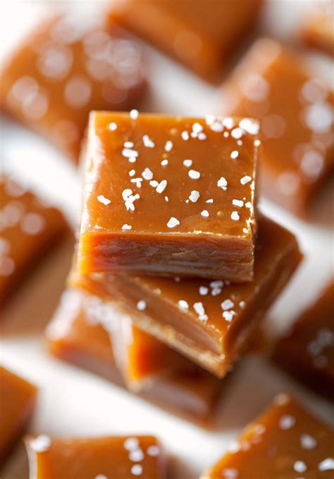 Chewy Salted Caramels | Recipe | Homemade caramel, Candy recipes ...