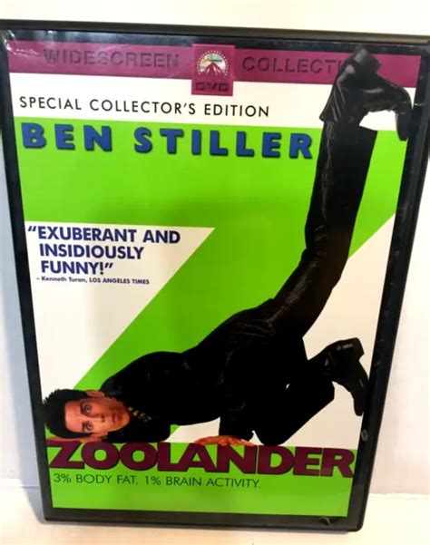 ZOOLANDER DVD BEN Stiller Special Collector's Edition Ships Free with Tracking $6.56 - PicClick