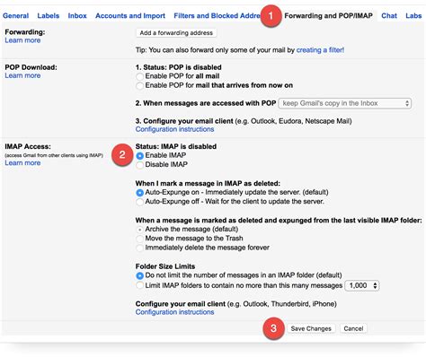 Email Settings for Google Gmail and GSuite – Postbox Support