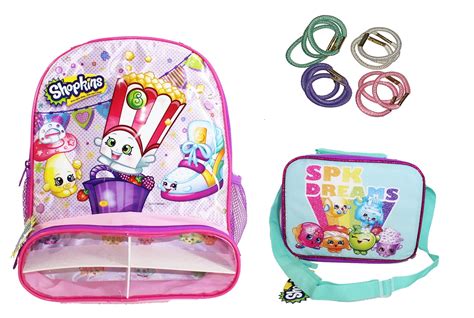 Shopkins 12" Backpack w Lunch Case and Bonus - Walmart.com