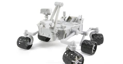 Curiosity Rover (large) with instructions by xchgre | Download free STL ...