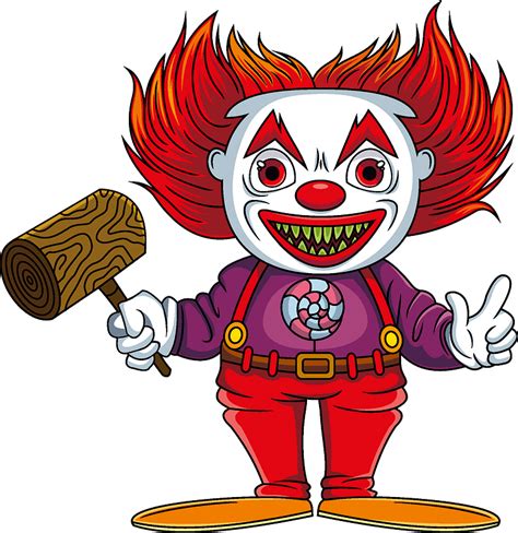 Evil Clown clipart. Free download transparent .PNG | Creazilla