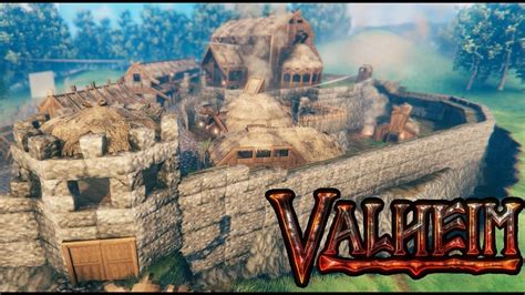 Castle Walls & Storage Building ~ Valheim #25 - YouTube