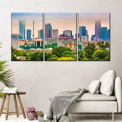 Charlotte NC Skyline Wall Art | Photography