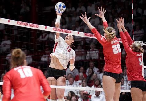 Wisconsin Women's Volleyball Team Records Season-High Service Aces in Ohio State Sweep - Sports ...