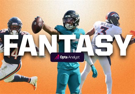 Start Em Sit Em for NFL Fantasy Football Week 5 | Opta Analyst