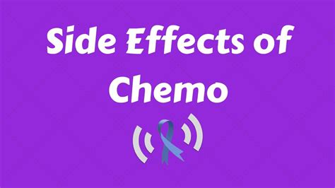 Side Effects of Chemo for Colon Cancer - YouTube