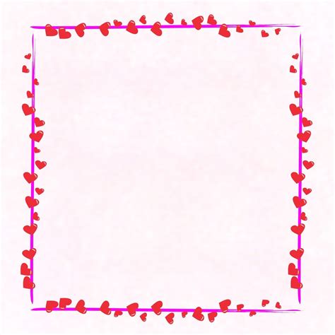 Printable Valentine Border