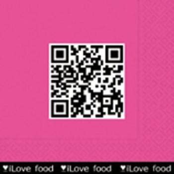 Servietten | mit QR Code | scan me