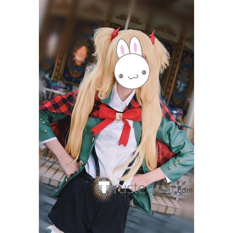 Burn the Witch Ninny Spangcole Noel Niihashi Green Uniform Cosplay Costumes