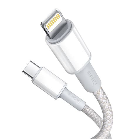 Baseus 20W USB Type-C Lightning Cable for iPhone / iPad (White)