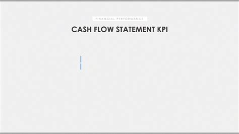 Cash Flow Statement Kpi - You Exec